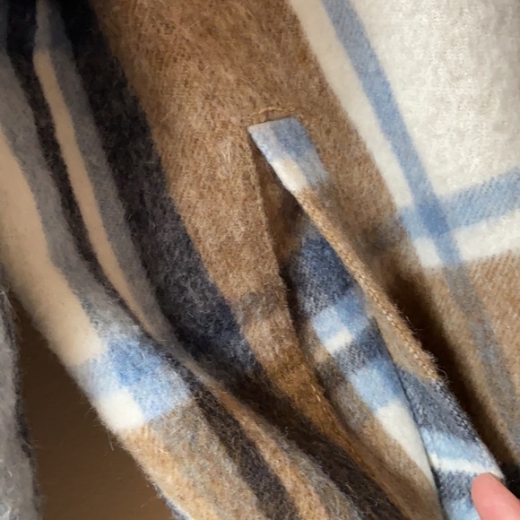 NWT Zara Button Front Plaid Shacket - Picture 5 of 6